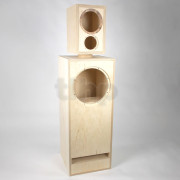 Flat wood cabinet kit Davis Acoustics MV15, finnish birch plywood 21 mm thick