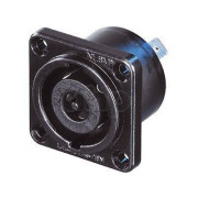 8 pole male chassis black connector, speakON, G-size
