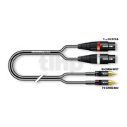 Audio cable Sommercable ON2F-0500-SW, lenght 5m, two male RCA cinch to two female XLR