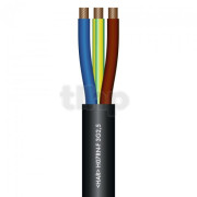 Sommercable Titanex power supply cable, by meter, 3G2.5mm², rubber Ø12.5mm, black