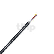 Sommercable SC-SQUARE 4-CORE MKII microphone cable, by meter, PVC Ø6.5 mm, black, 4 x 0.20mm²