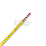 Sommercable SC-STAGE 22 HIGHFLEX microphone cable, by meter, PVC Ø6.4 mm, yellow, 2 x 0.22mm²