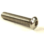 M6 screw, 30 mm lenght, CHC head, A2 inox