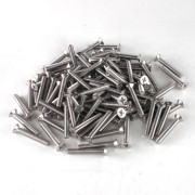 Set of 100 M6x40 stainless steel A2 countersunk head screws